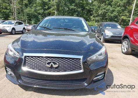 2016 Infiniti Q50 3.0T Premium z USA, uszkodzony, nr VIN JN1EV7ARXGM341327